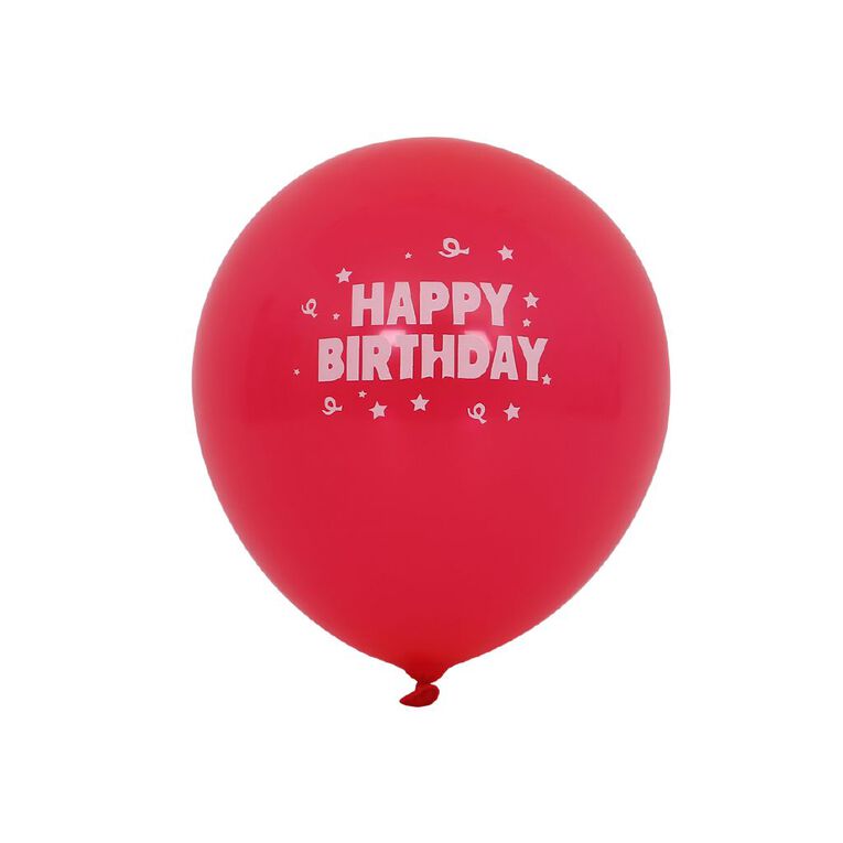 Party Inc Balloons Happy Birthday 25cm, , hi-res