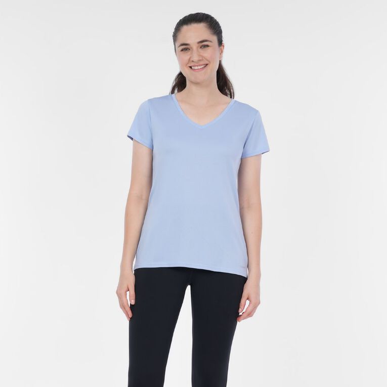 Active Intent Women's Cooldry Tee, Blue Light, hi-res