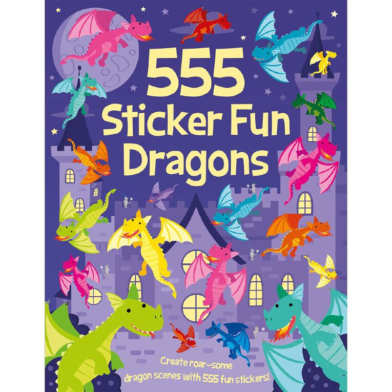 555 Sticker Fun: Dragons, , hi-res