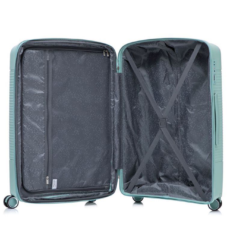 Wander Hard Textured Checked Suitcase, , hi-res