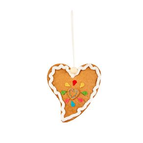 Wonderland Felt Gingerbread Christmas Tree Decoration Assorted