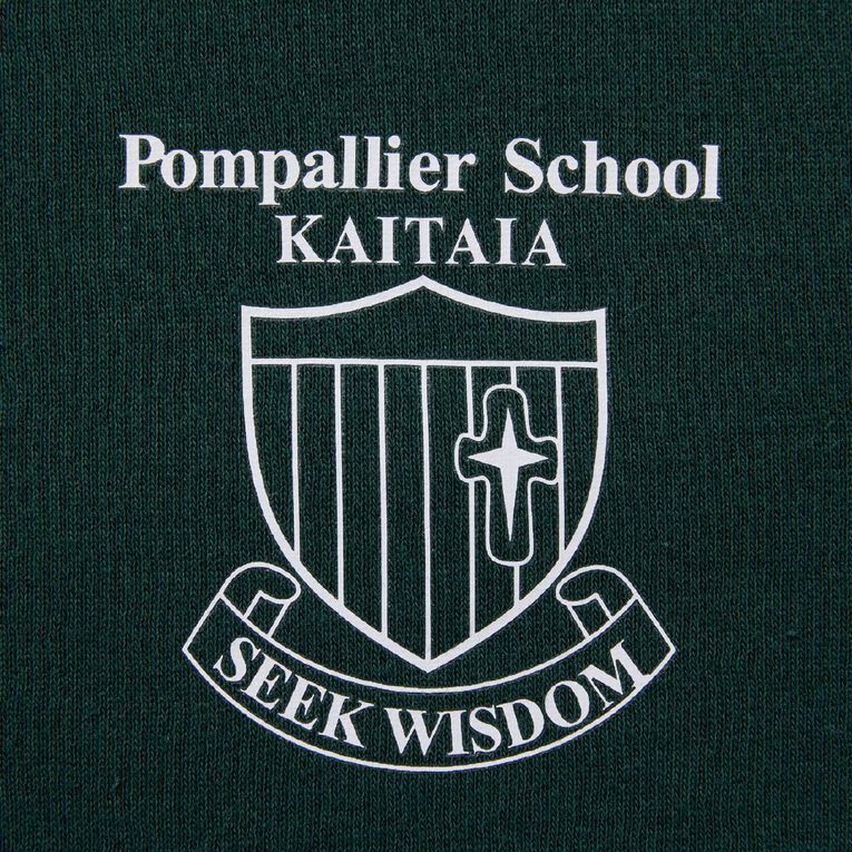 Schooltex Pompallier Tunic with Transfer, Green Mid, hi-res