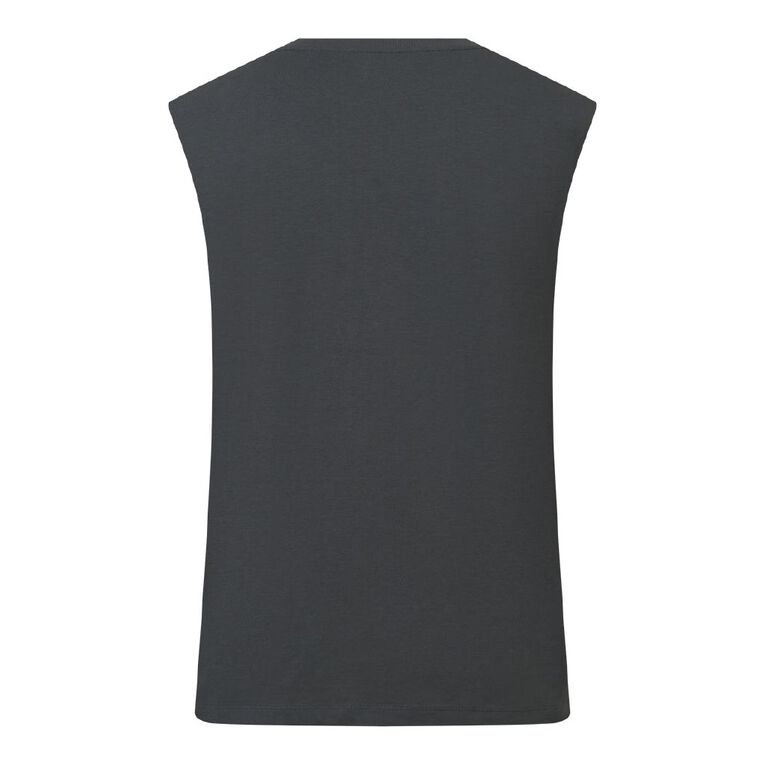 Garage Men's Muscle Tank, Grey Dark, hi-res