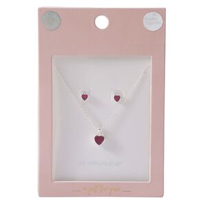 CZ Earring and Necklace Gift Box