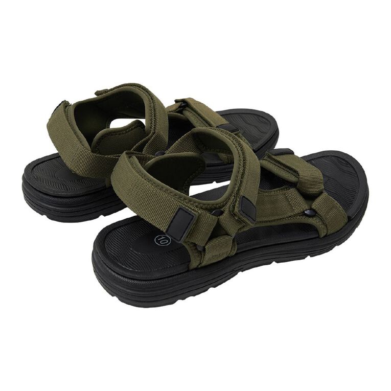 H&H Men's Leo Sandals, Green Dark, hi-res