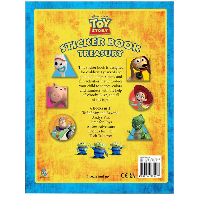 Sticker Book Treasury: Disney Toy Story, , hi-res