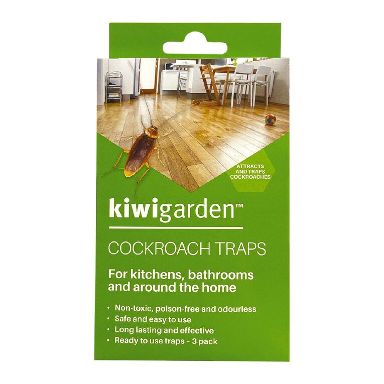 Kiwi Garden Cockroach Traps 3 Pack, , hi-res