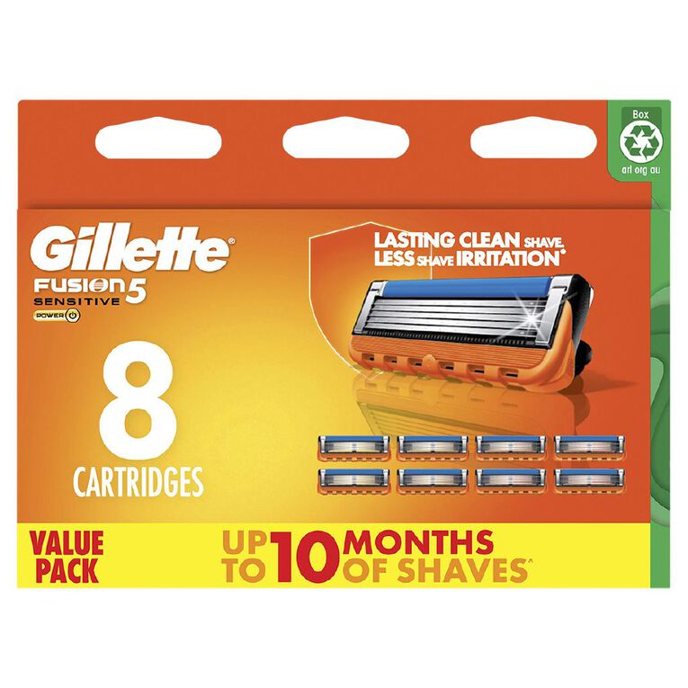 Gillette Fusion Power Blades 8 Pack, , hi-res