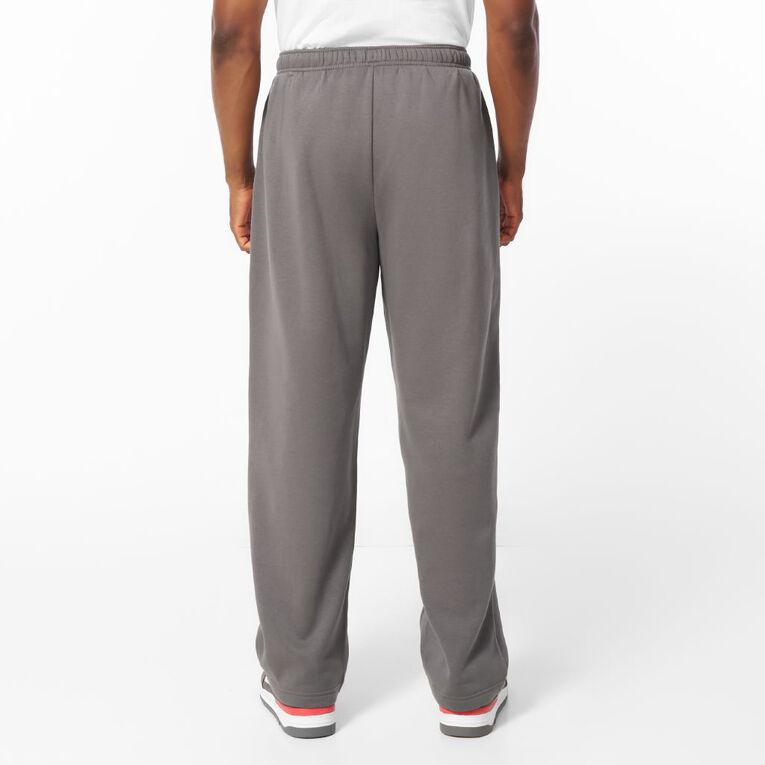 H&H Men's Straight Leg Trackpants, Grey Mid, hi-res