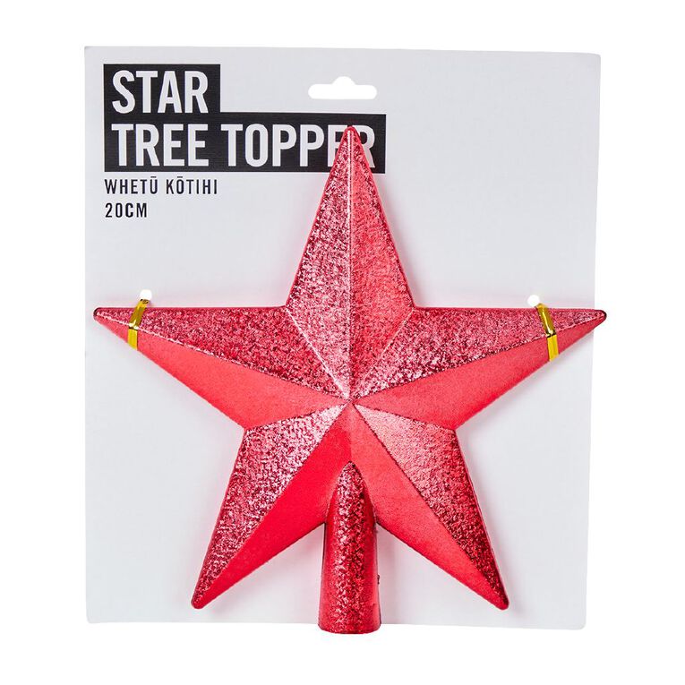 Wonderland Star Christmas Tree Topper 20cm, , hi-res