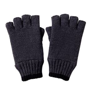 Rivet Men's Half Finger Stripe Gloves