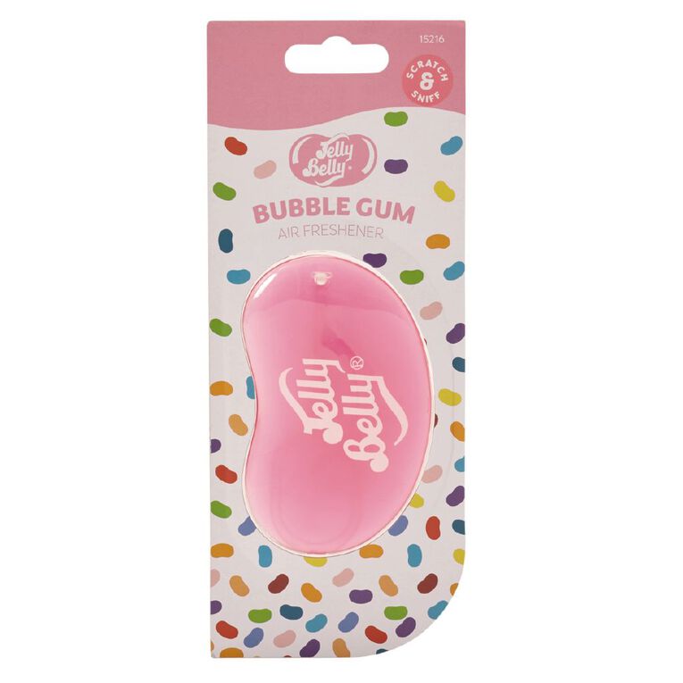 Jelly Belly 3D Hanging Car Air Freshener Bubble Gum Scent, , hi-res