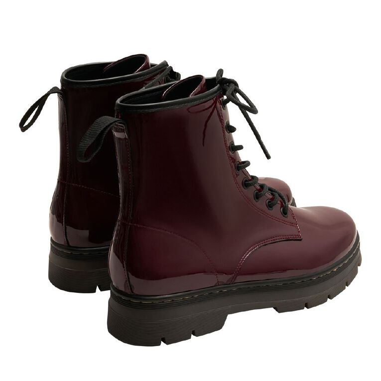 H&H Women's Hermoine Ankle Boots, Red Dark, hi-res