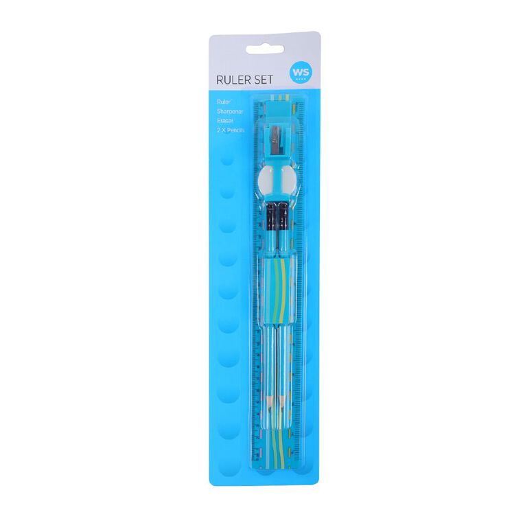 WS Ruler Set Teal, , hi-res