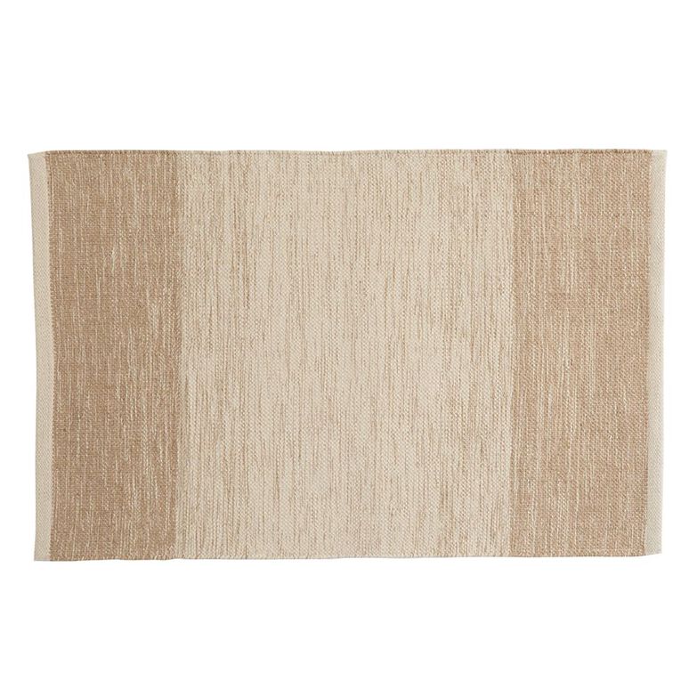 Living & Co Rug Woven Ombre Natural 60cm x 90cm, , hi-res