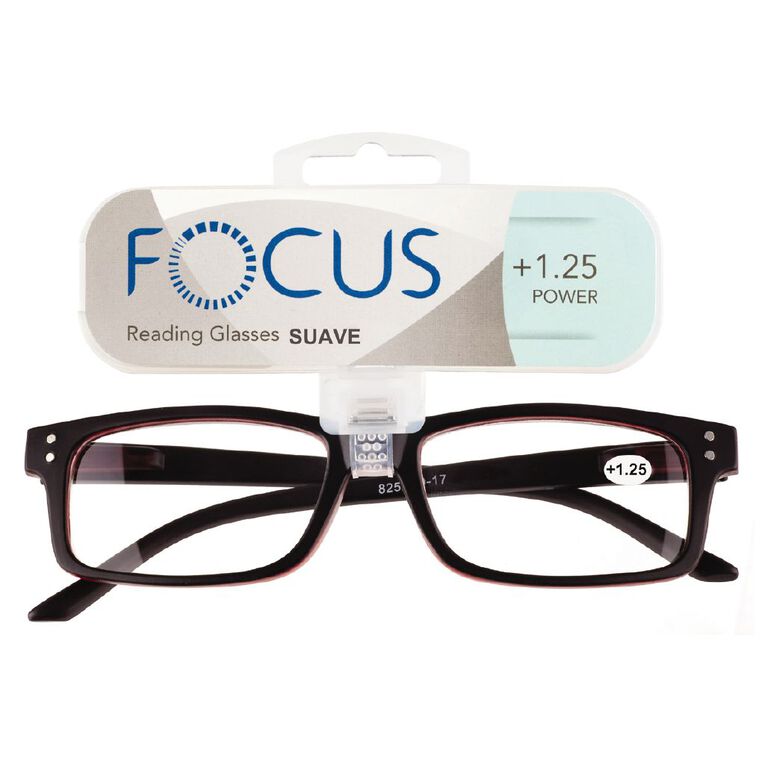 Focus Men's Suave 1.25 Power Reading Glasses, , hi-res