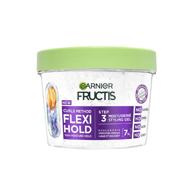Garnier Fructis Curl Flexible Gel 370ml, , hi-res