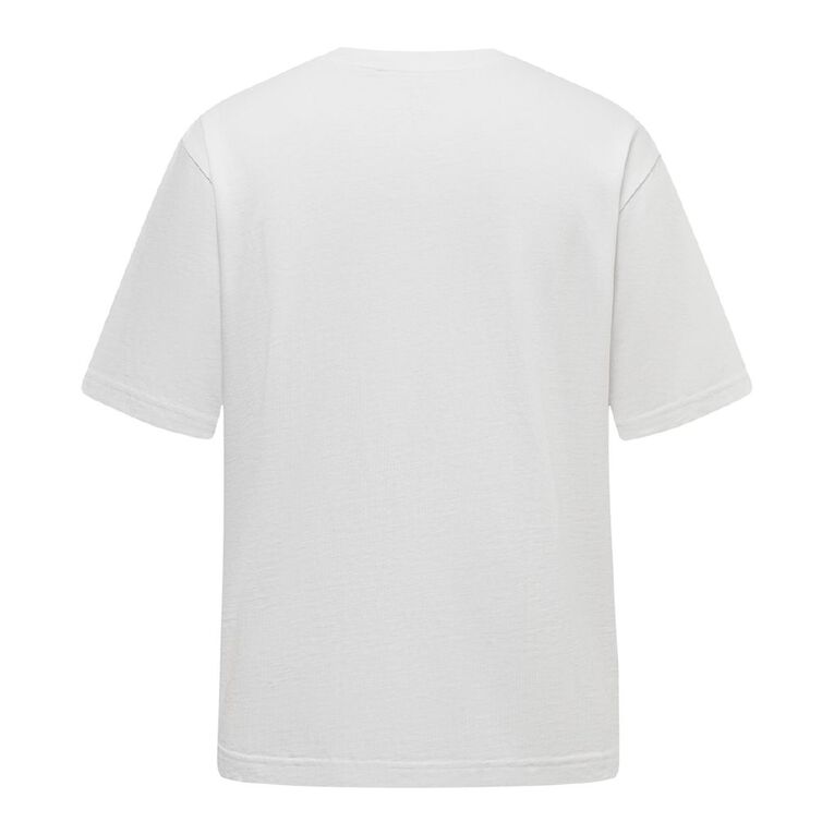Garage Men's Heavyweight Boxy Tee, White, hi-res