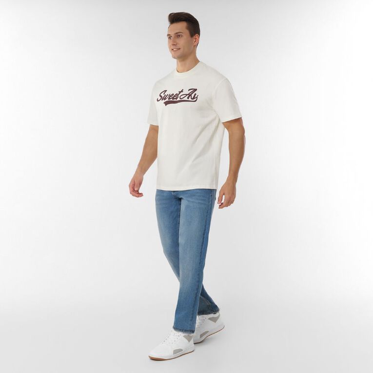 H&H Men's Relaxed Fit Graphic Tee, Cream SweetAs, hi-res