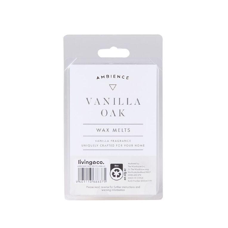 Living & Co Ambience Scented Wax Melts Vanilla Oak, , hi-res