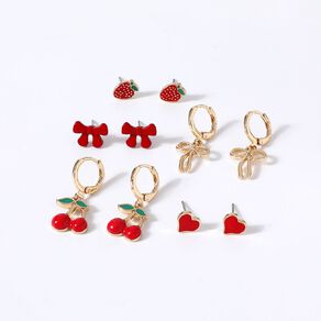 Young Original Kids' Stud Sleeper Cherry Earrings
