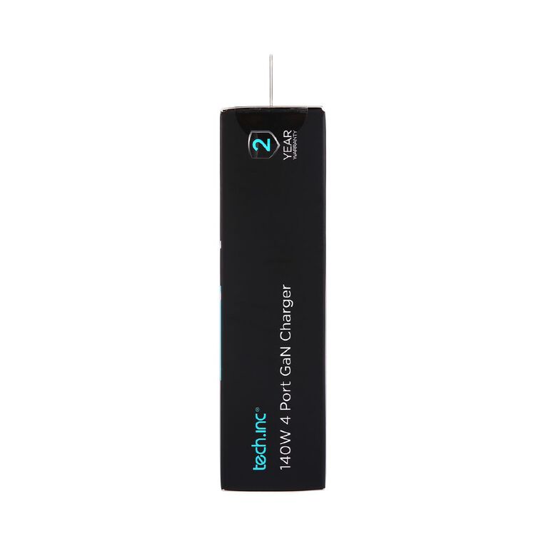 Tech.Inc 140W 3 Port USB C + USB A Gan Fast Charger TI054MB, , hi-res