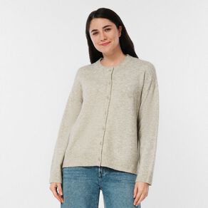 H&H Women's Cosy Oversized Crew Cardigan