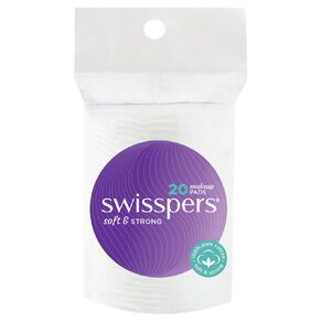 swisspers make up pads 20 pack