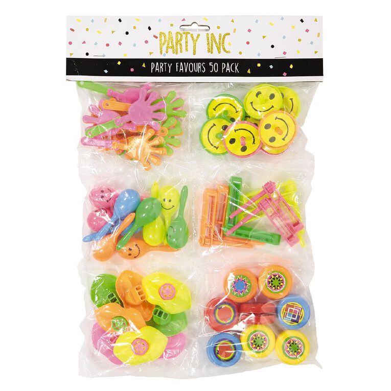 Party Inc Party Favours Large 50 Pack Assorted, , hi-res
