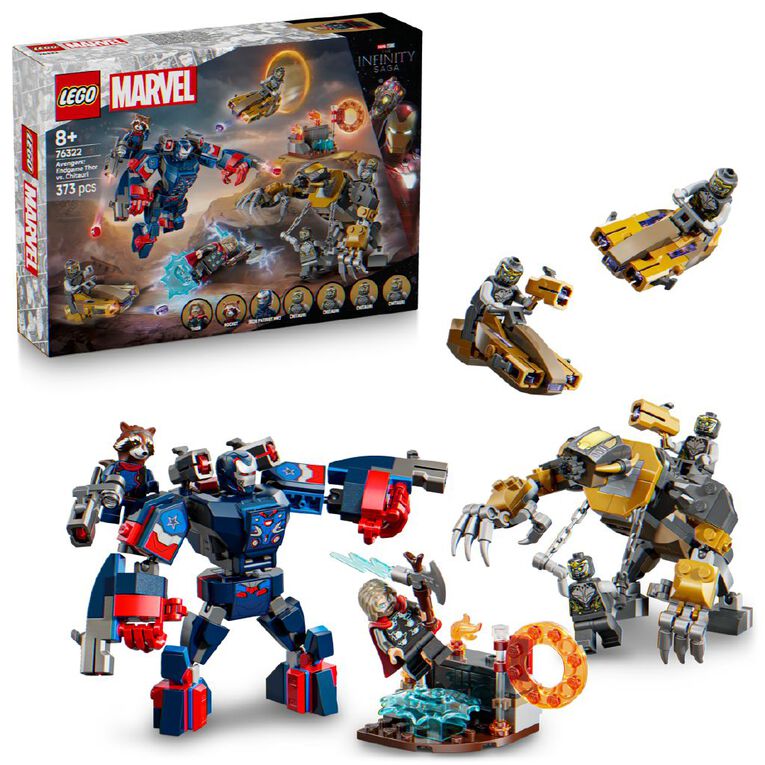 LEGO Marvel Super Heroes Avengers: Endgame Thor v Chitauri 76322, , hi-res