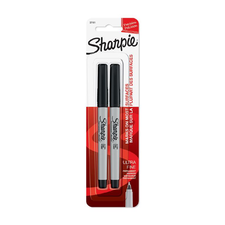 Sharpie Ultrafine Black 2 Pack, , hi-res