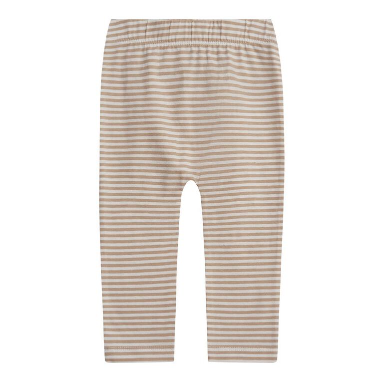 Young Original Babies' Print Leggings 3 Pack, Brown Light TEDDY, hi-res