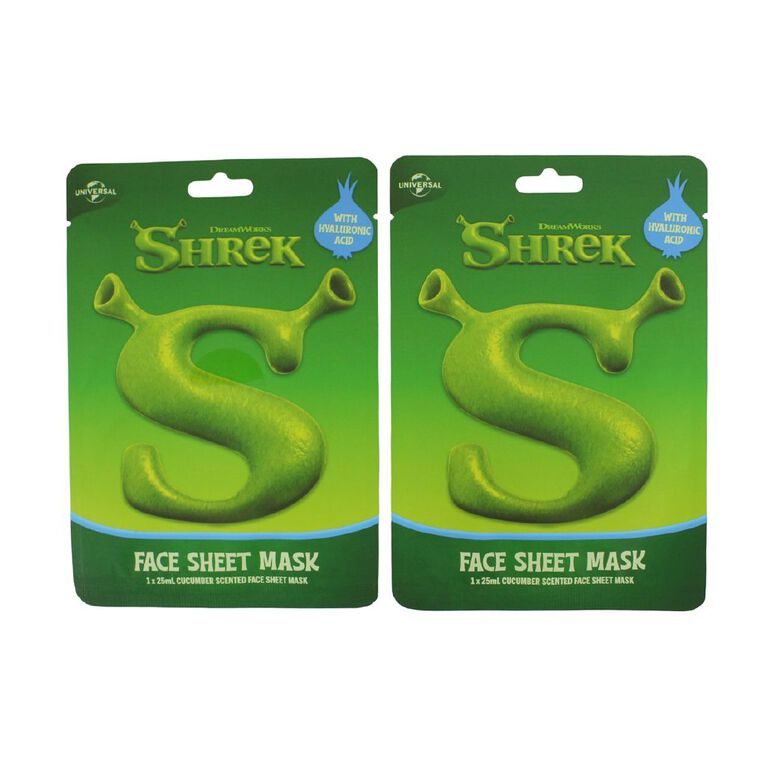 Shrek Face Sheet Mask Duo, , hi-res