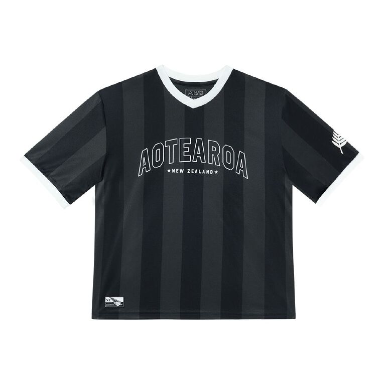 Active Intent Youth Supporter Football Tee, Black, hi-res
