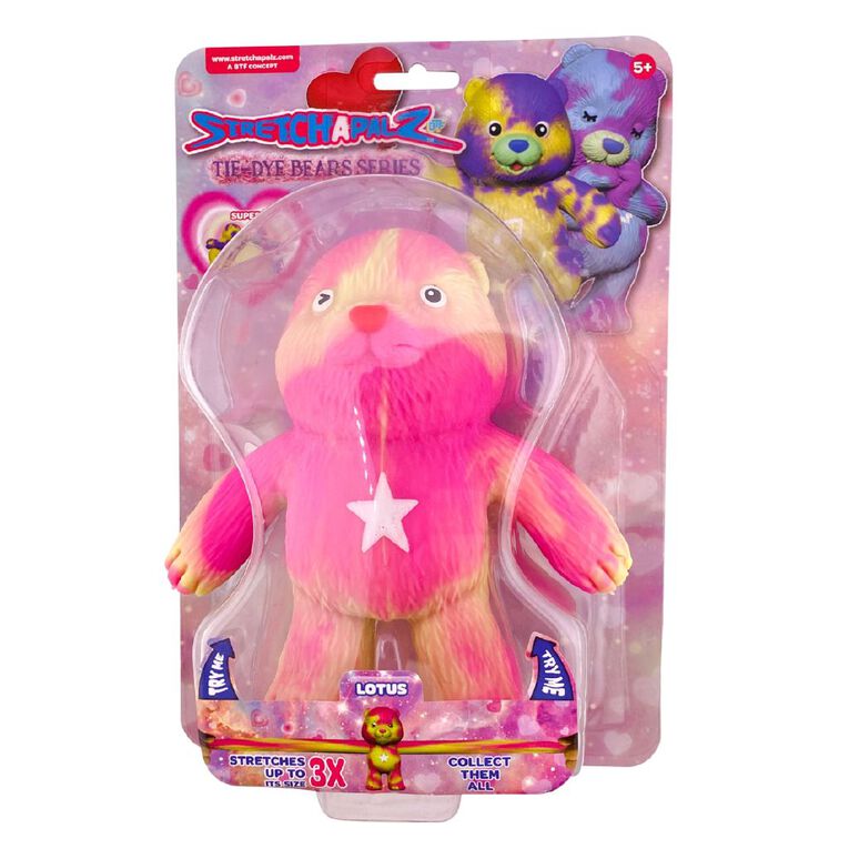 Stretchapalz 14cm Tie Dye Bears Assorted, , hi-res