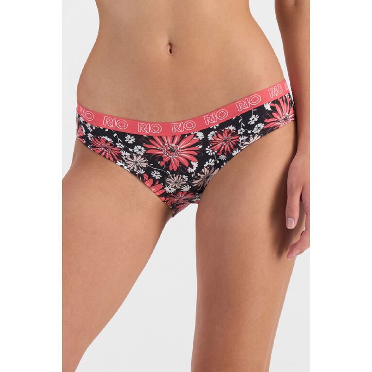 Rio Women's Bikini Briefs 5 Pack, Pink Light, hi-res