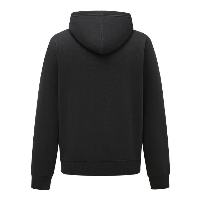 H&H Men's Plain Hoodie Sweatshirt, Black, hi-res