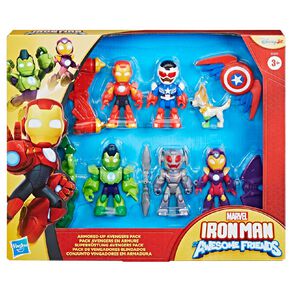 Marvel Iron Man & Friends Armored Up Avengers Pack
