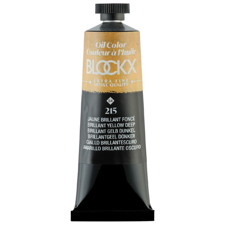 BLOCKX Oil Tube 35ml S4 215 Brilliant Deep Yellow, , hi-res