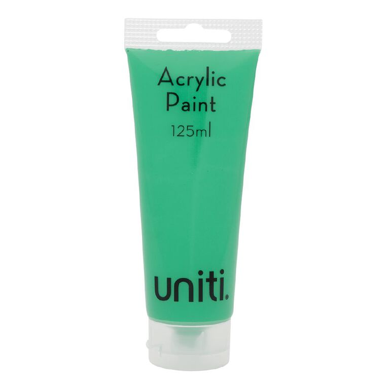 Uniti Acrylic Paint Tube Aqua 125ml, , hi-res