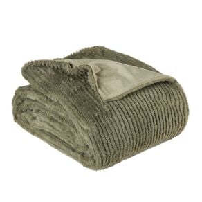 Living & Co Sylvia Textured Blanket Green Queen