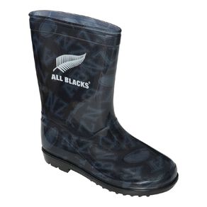 All Blacks Senior Kids' Printed Gumboots