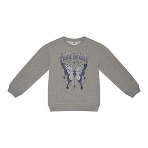 Young Original Print Crew Sweatshirt
