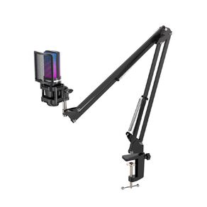 Playmax RGB Black Microphone Arm And Tripod