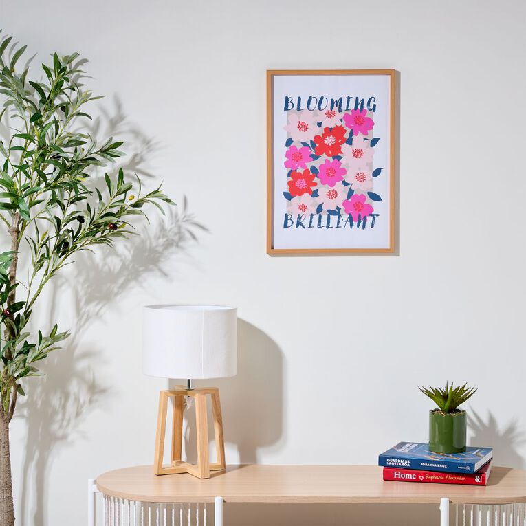 Living & Co Blooming Framed Print 35 x 50cm, , hi-res