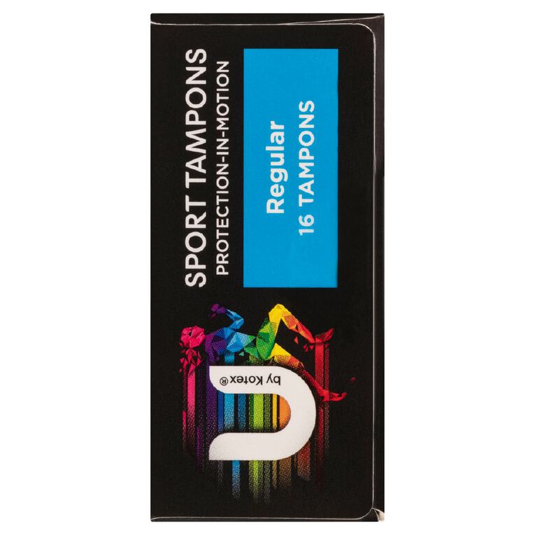 U By Kotex Regular Sport Tampons 16 Pack, , hi-res