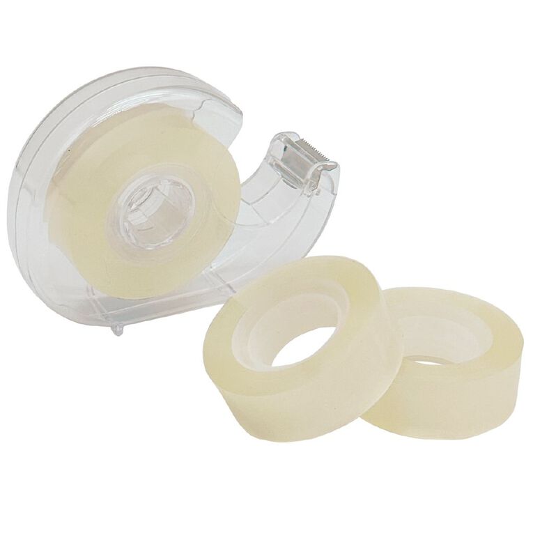 WS Tape With Dispenser 18mm Clear 3 Pack, , hi-res