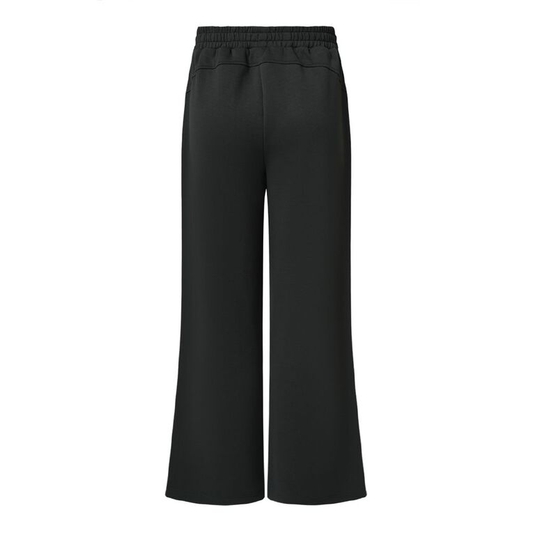 Active Intent Women's Scuba Wide Leg Pants, Grey Dark, hi-res