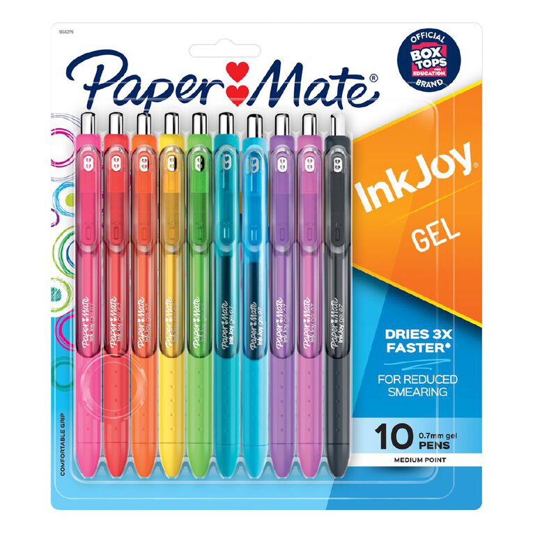 Paper Mate Inkjoy Gel 0.7mm Fashion 10 Pack, , hi-res