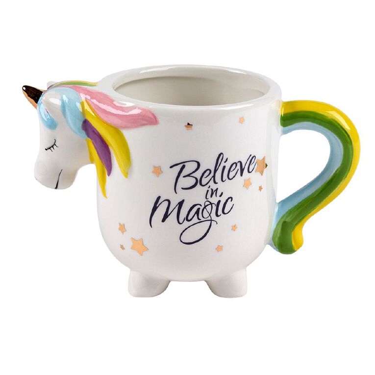 Living & Co Unicorn Magic Mug White, , hi-res